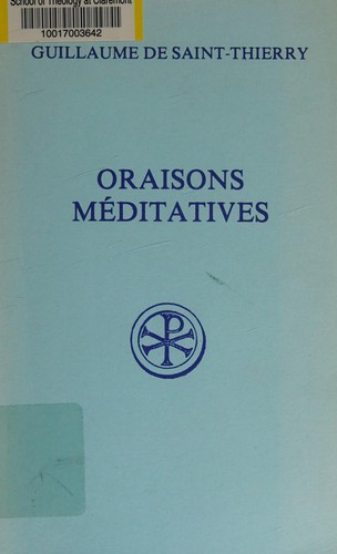 Oraisons méditatives