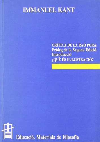 Crítica de la Raó Pura. Què és Il·lustració?