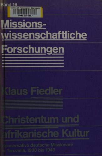 Christentum und afrikanische Kultur