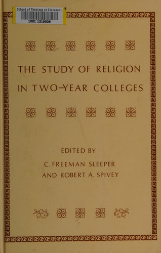 The Study of religion in two-year colleges