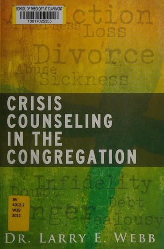 Crisis counseling in the congregation