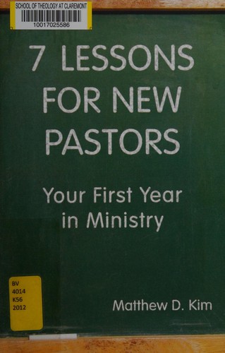 7 lessons for new pastors