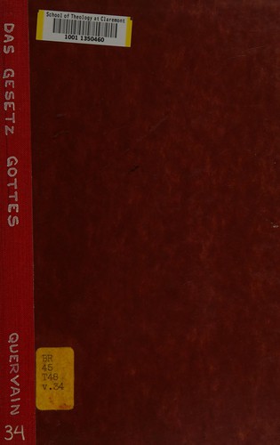 Das Gesetz Gottes, die erste Tafel