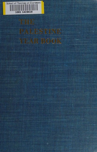 The Palestine year book and Israeli annual