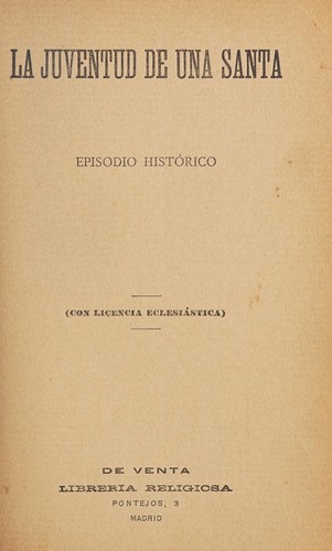 La juventud de una santa