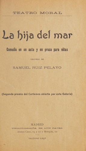La hija del mar