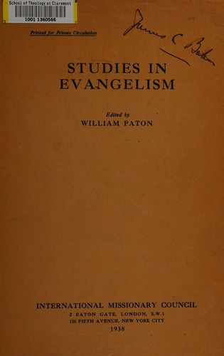 Studies in evangelism