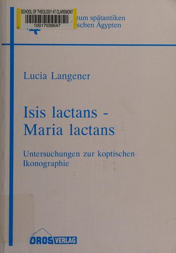 Isis lactans-- Maria lactans