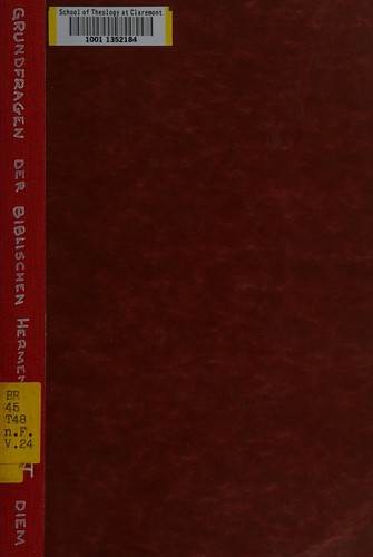 Grundfragen der biblischen Hermeneutik