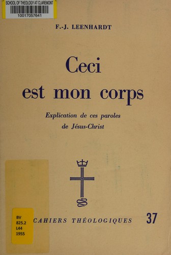 Ceci est mon corps