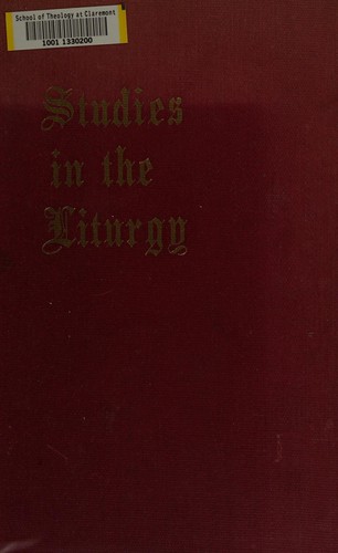 Studies in the liturgy