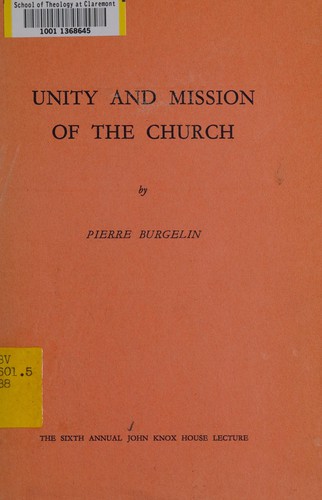 Unity and mission of the church
