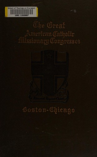 The great American Catholic Missionary Congresses