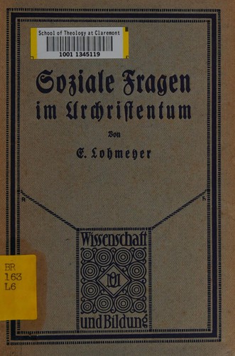 Soziale fragen im urchristentum