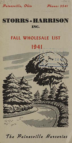 Fall wholesale list, 1941