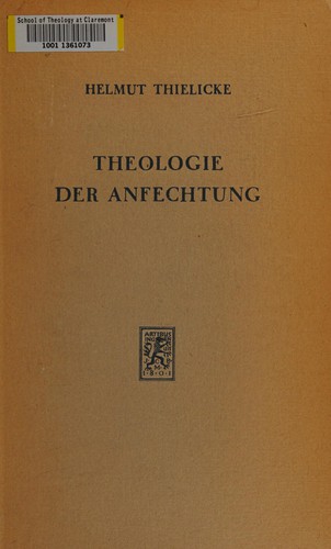 Theologie der Anfechtung