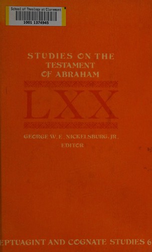 Studies on the Testament of Abraham