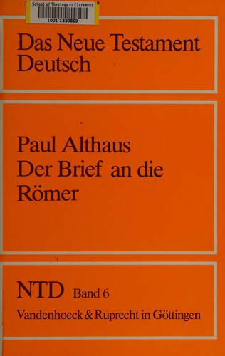 Der Brief an die Römer