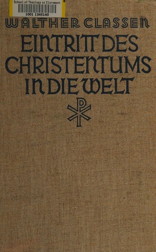 Eintritt des Christentums in die Welt