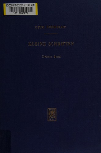 Kleine Schriften