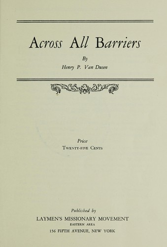 Across all barriers