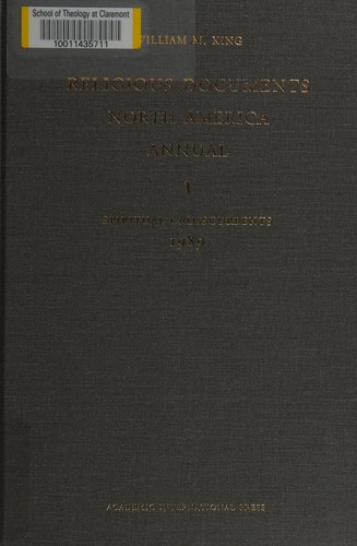 Religious Documents North America Annual, Vol.1