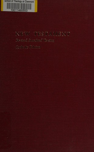 The new testament of Our Lord and Savior Jesus Christ