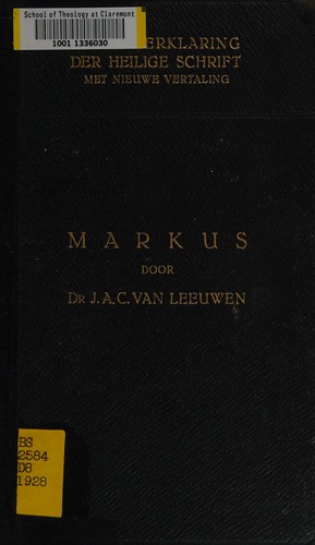 Het evangelie naar Markus