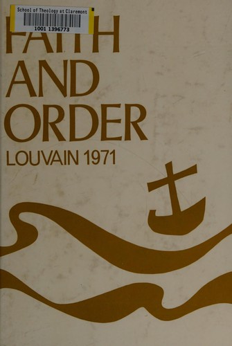 Study reports and documents, Louvain 1971