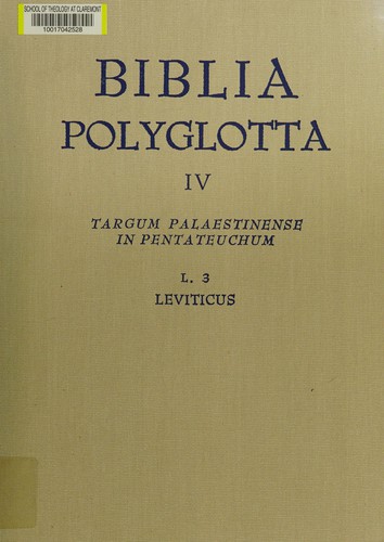 Biblia polyglotta Matritensia