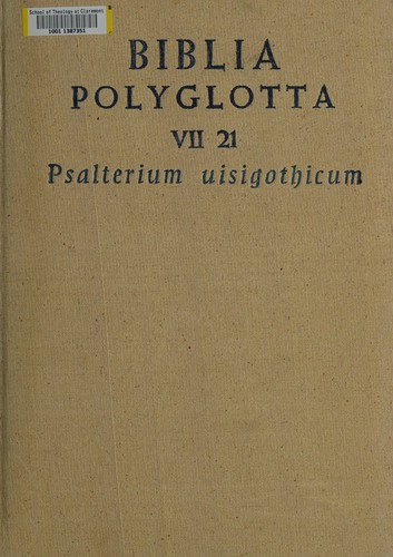 Psalterium visigothicum-mozarabicum