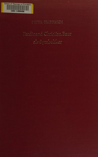 Ferdinand Christian Baur als Symboliker