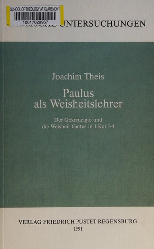 Paulus als Weisheitslehrer