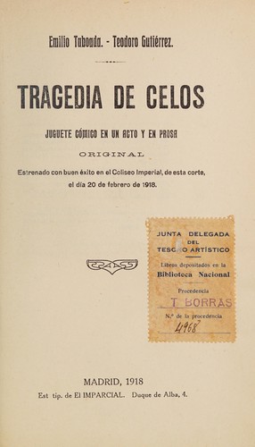 Tragedia de celos
