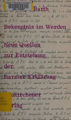 Bekenntnis im Werden