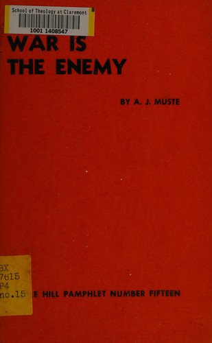 War is the enemy
