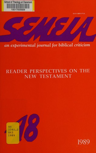 Reader perspectives on the New Testament
