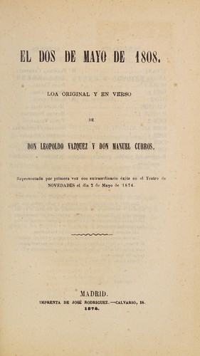 El dos de mayo de 1808