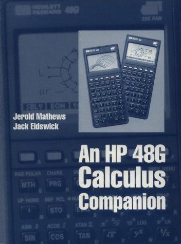 An HP 48G calculus companion
