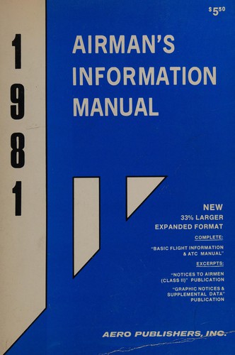 Airman's information manual, 1981