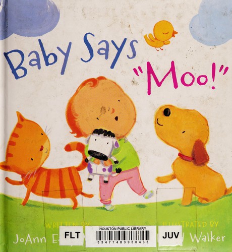 Baby says "moo!"