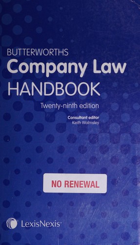 Butterworths company law handbook