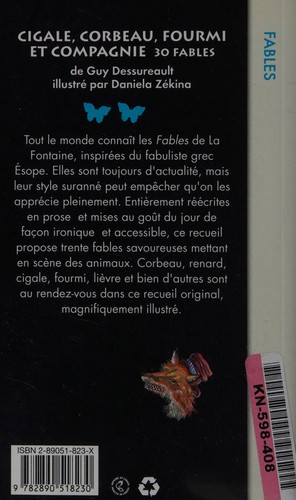 Cigale, corbeau, fourmi et compagnie