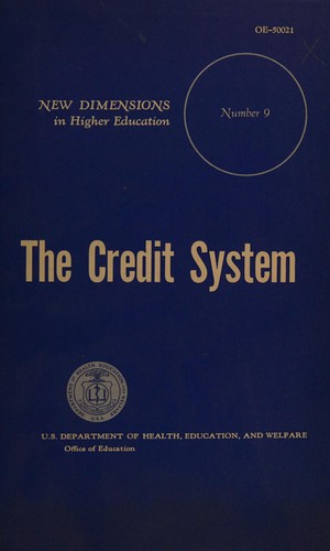 The credit system in colleges and universities