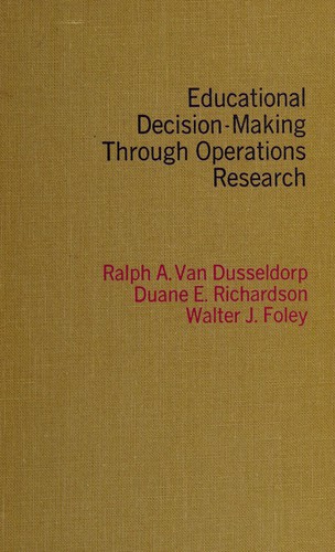 Educational decision-making through operations research