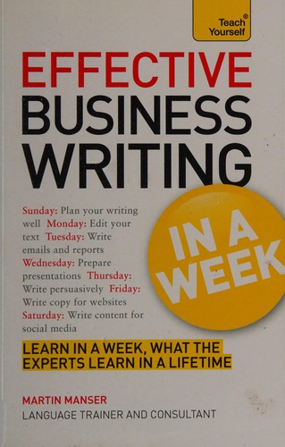 Effective business writing in a week