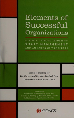 Elements of successful organizations