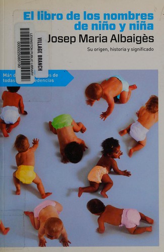 El libro de los nombres de nino y de nina