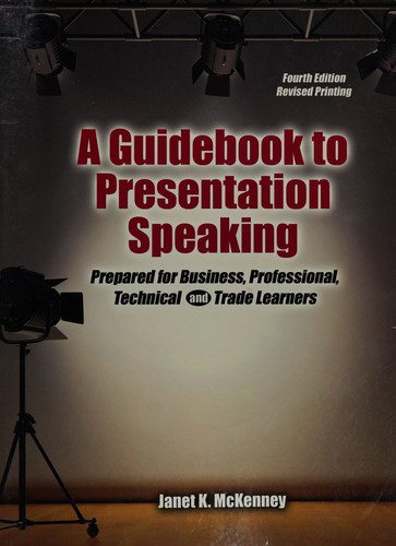 A guidebook to presentation speaking