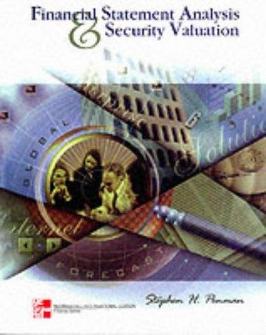 Financial Statement Analysis and Security Valuation